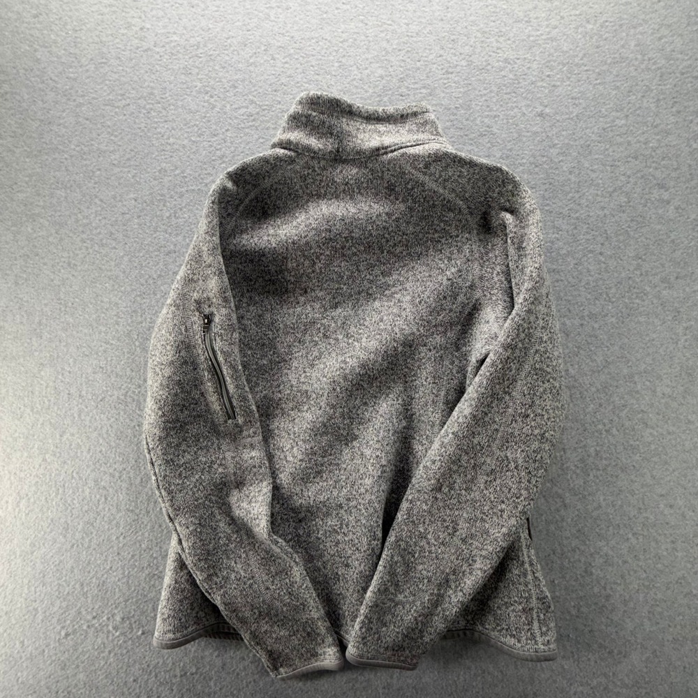 Patagonia Womens Better Sweater Full Zip Fleece Jacket Gray Small MISSING ZIPPER - Picture 7 of 8